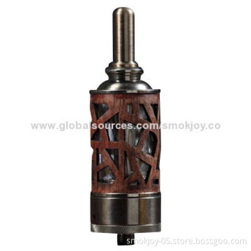 Smokjoy Newest Wood E-cig Atomizer, N Fire LA3 with Huge Vapor, Easy to Refill and Clean